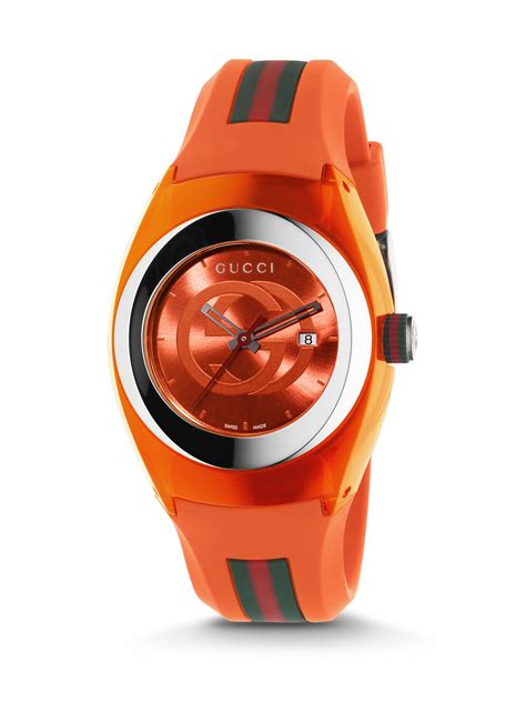 gucci orange watch